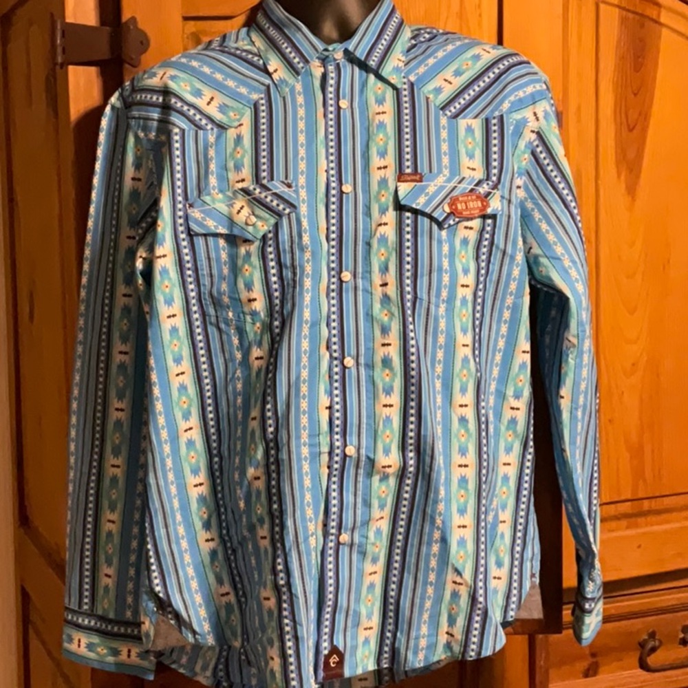 Rafter C Men’s Long Sleeve Pearl-snap Shirt